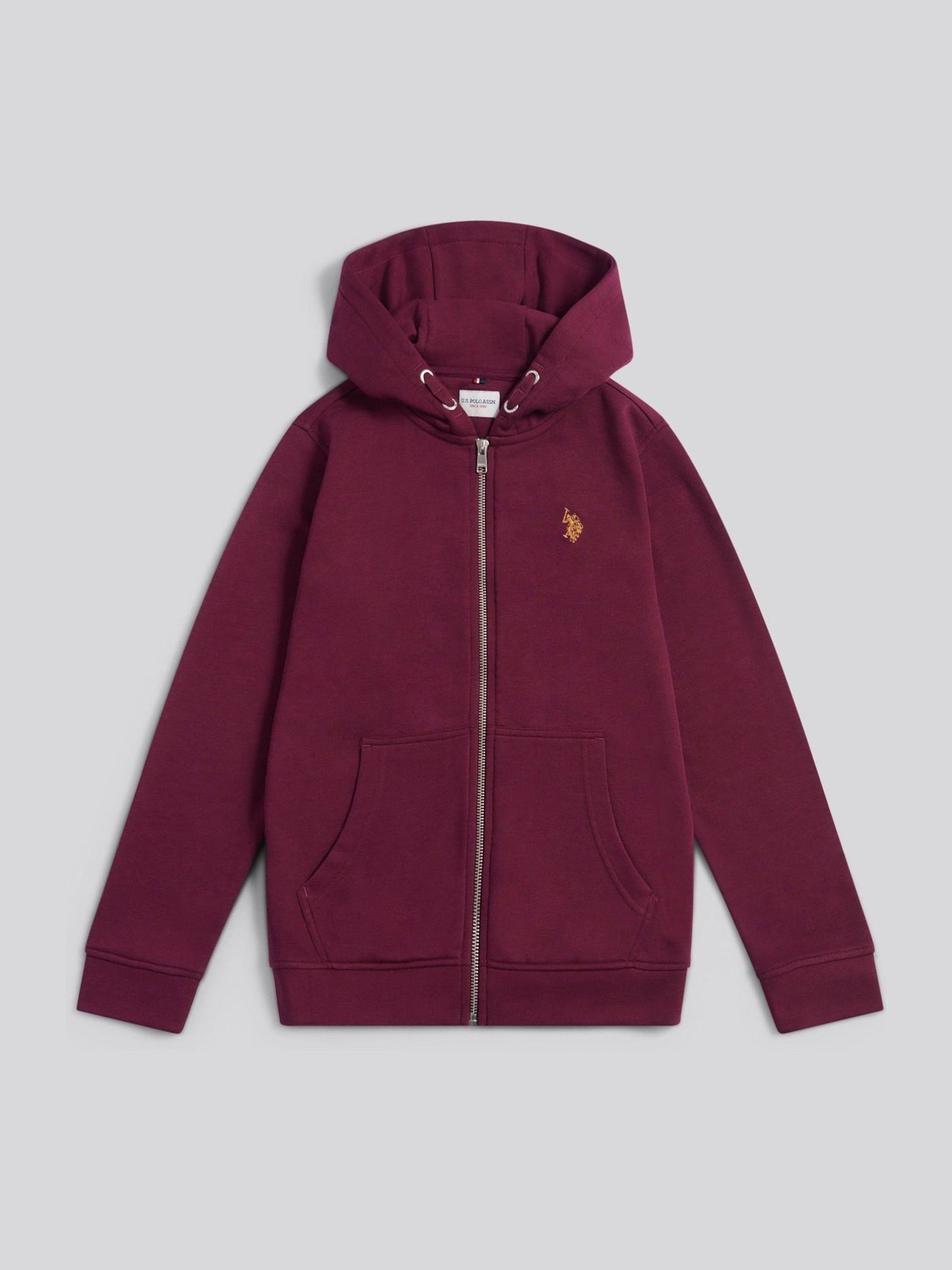 Dsiney Kidz - U.S. Polo Assn. Purple Double Horsemen Zip Hoodie image 5