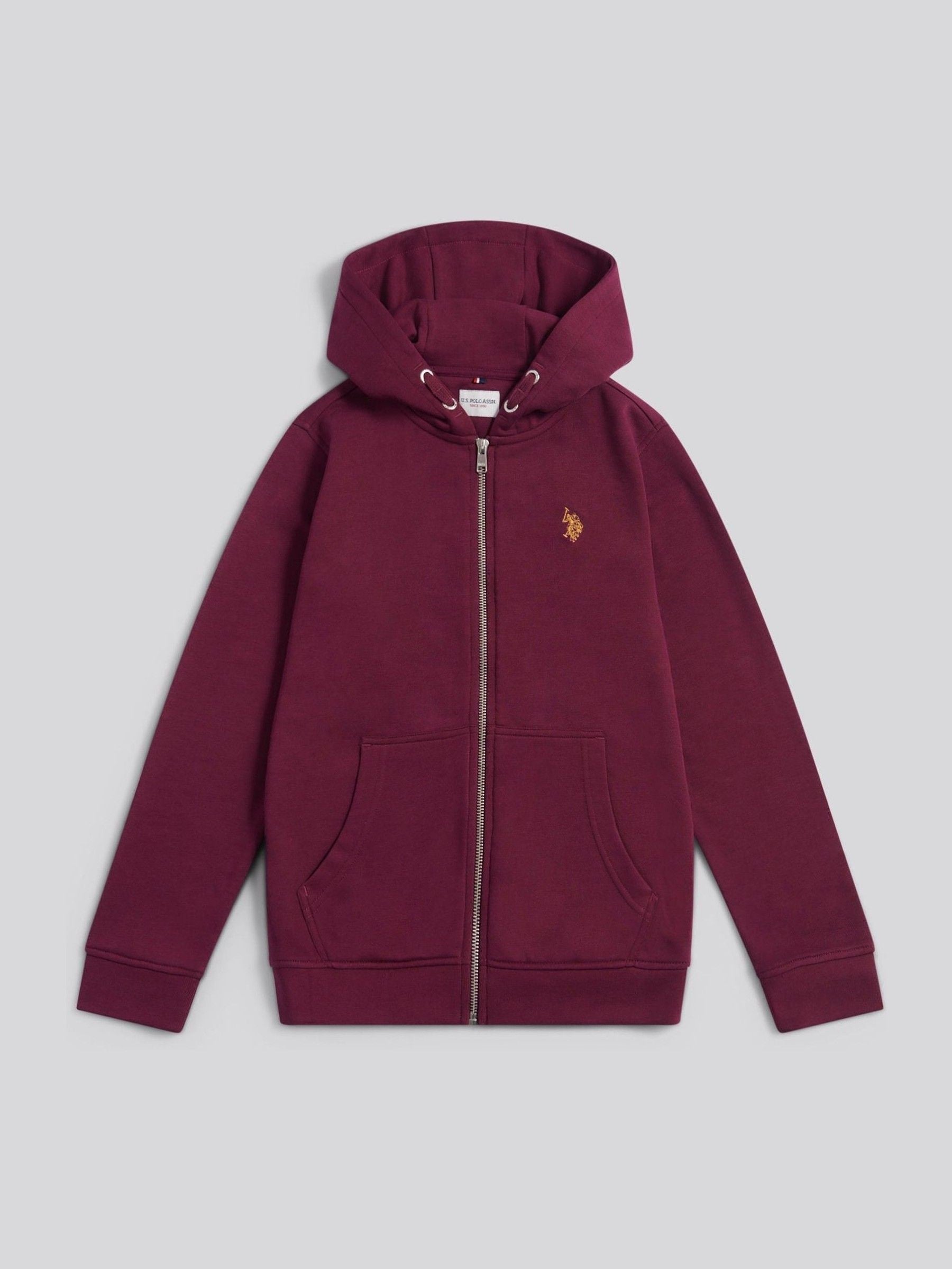 Dsiney Kidz - U.S. Polo Assn. Purple Double Horsemen Zip Hoodie image 5