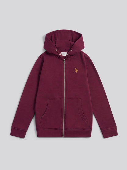 Dsiney Kidz - U.S. Polo Assn. Purple Double Horsemen Zip Hoodie image 5