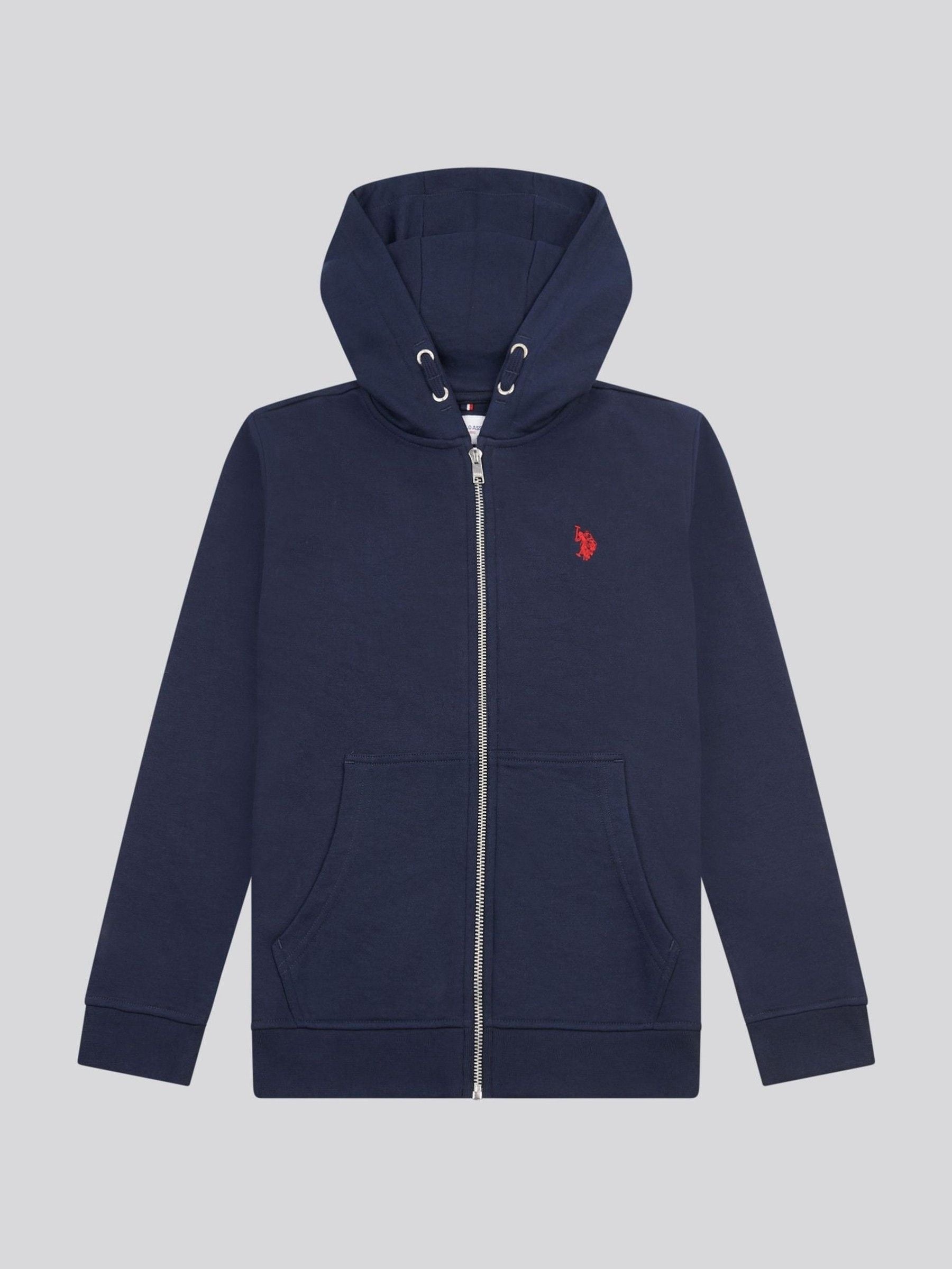 Dsiney Kidz - U.S. Polo Assn. Blue Double Horsemen Zip Hoodie image 2