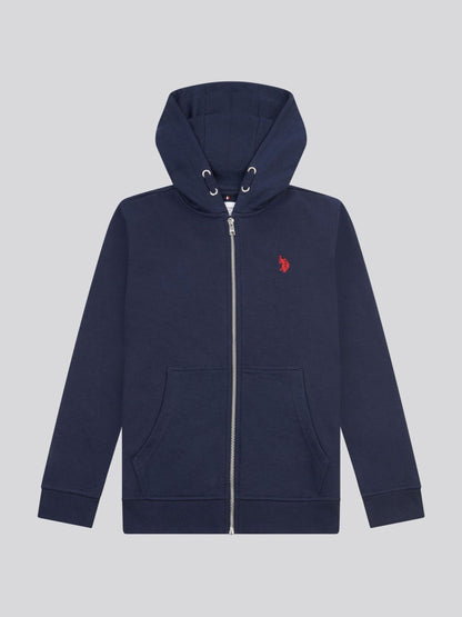Dsiney Kidz - U.S. Polo Assn. Blue Double Horsemen Zip Hoodie image 2