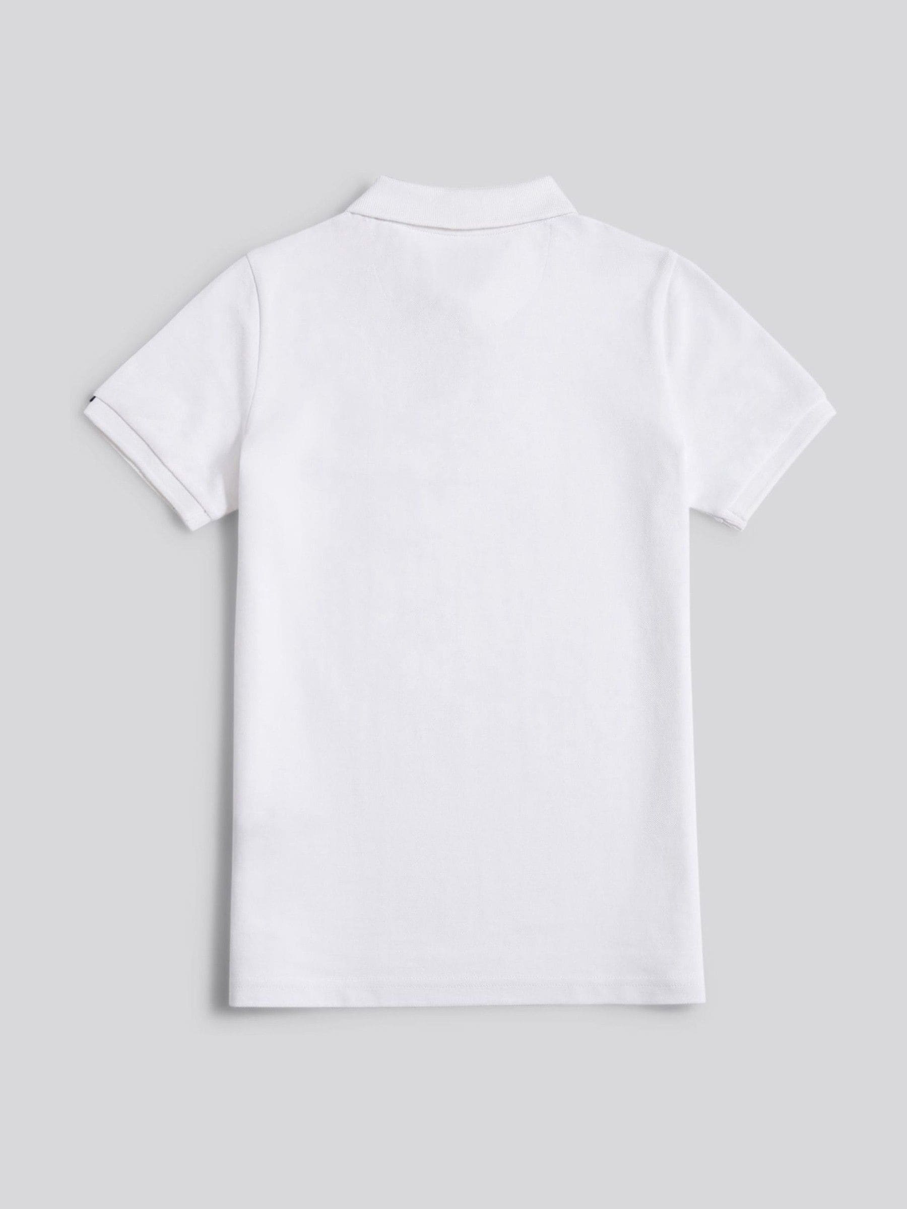Dsiney Kidz - U.S. Polo Assn. White Off Double Horsemen Polo Shirt image 2
