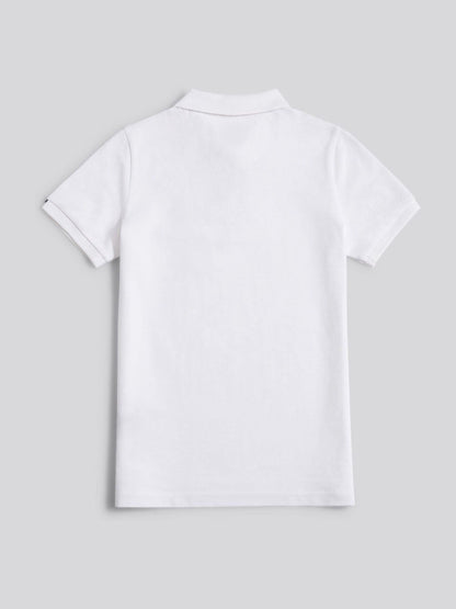 Dsiney Kidz - U.S. Polo Assn. White Off Double Horsemen Polo Shirt image 2