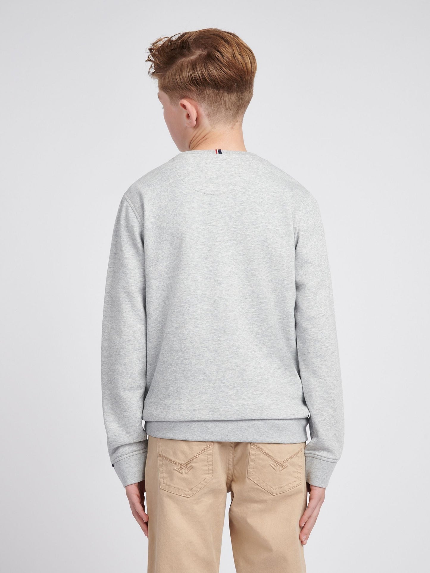 Dsiney Kidz - U.S. Polo Assn. Grey Double Horsemen Crew Sweatshirt image 4
