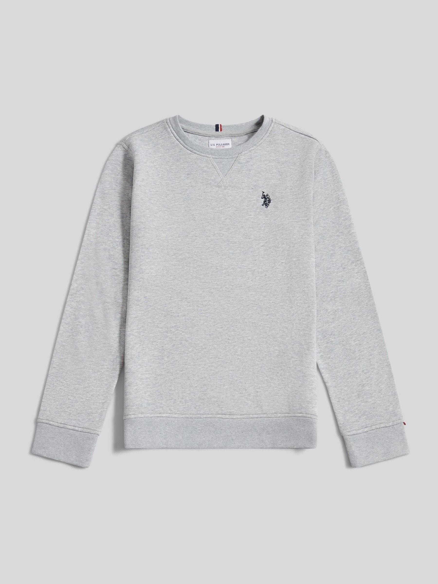 Dsiney Kidz - U.S. Polo Assn. Grey Double Horsemen Crew Sweatshirt image 7