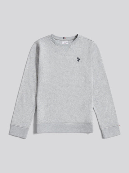 Dsiney Kidz - U.S. Polo Assn. Grey Double Horsemen Crew Sweatshirt image 7