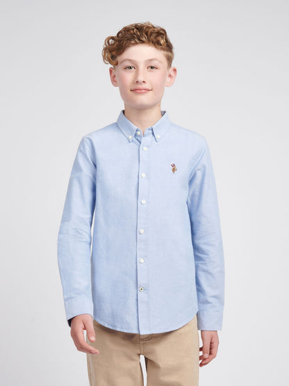 Dsiney Kidz - U.S. Polo Assn Blue Boys Oxford Shirt image 1