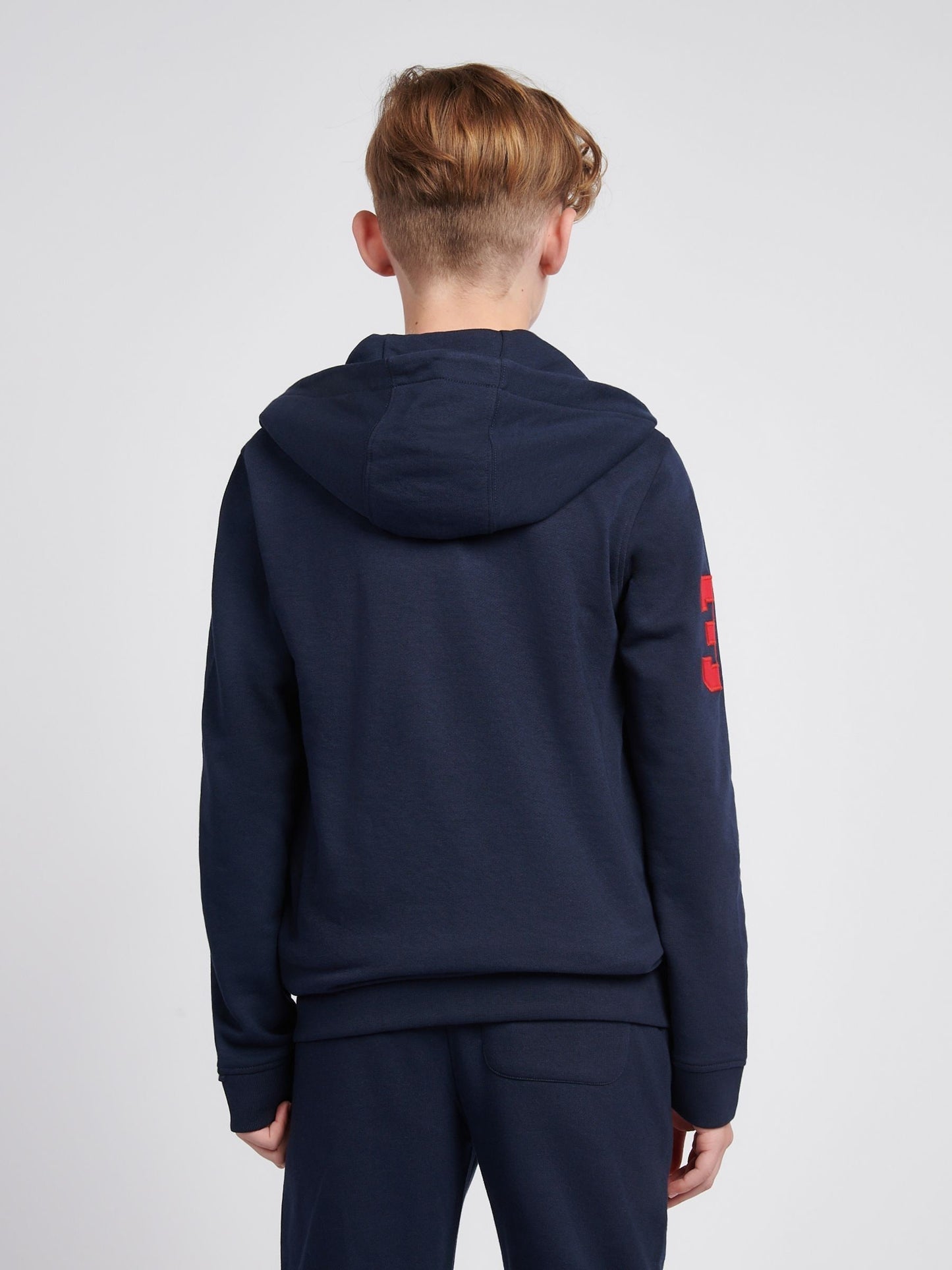 Dsiney Kidz - U.S. Polo Assn. Blue Boys Player 3 Zip Hoodie image 4