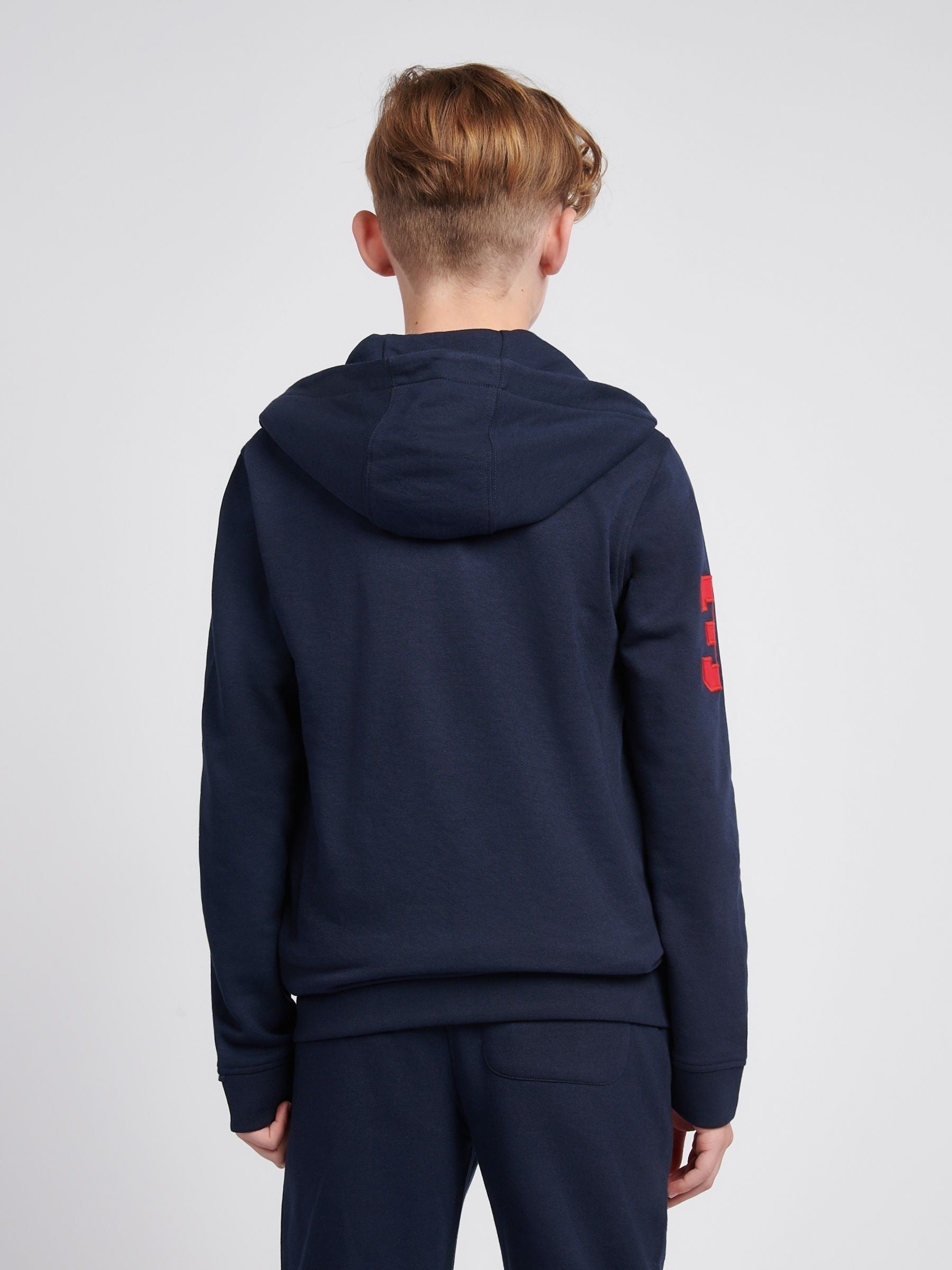Dsiney Kidz - U.S. Polo Assn. Blue Boys Player 3 Zip Hoodie image 4