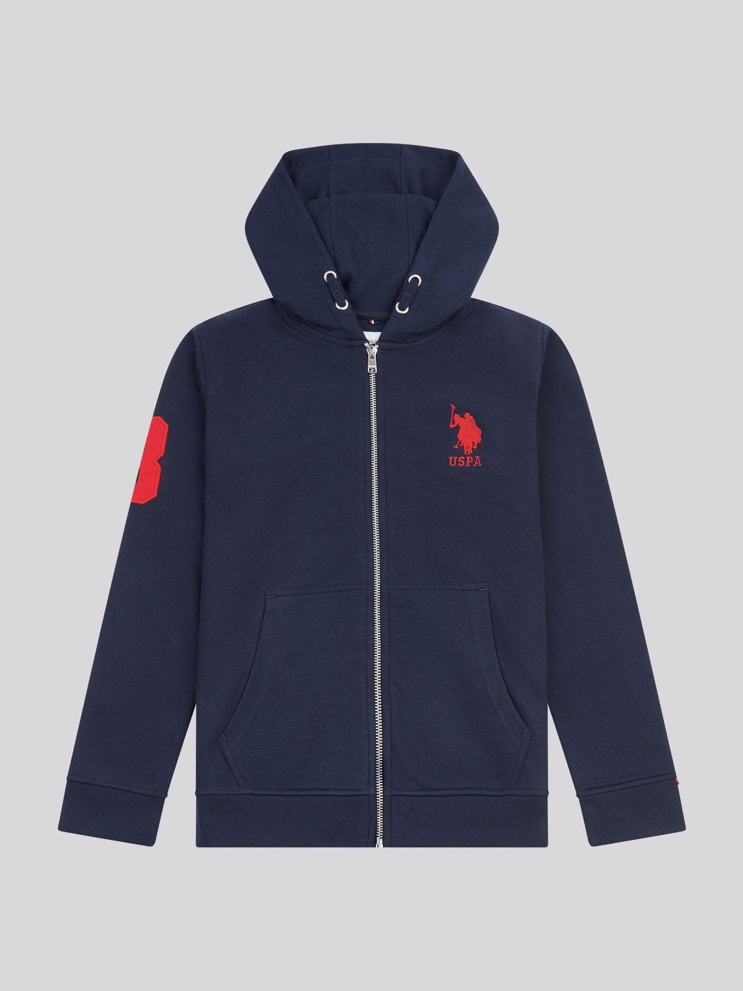 Dsiney Kidz - U.S. Polo Assn. Blue Boys Player 3 Zip Hoodie image 7
