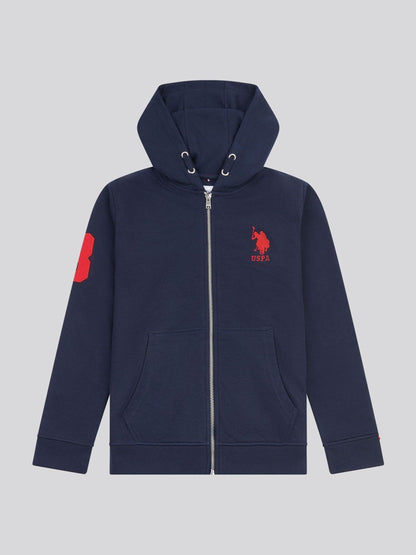Dsiney Kidz - U.S. Polo Assn. Blue Boys Player 3 Zip Hoodie image 7