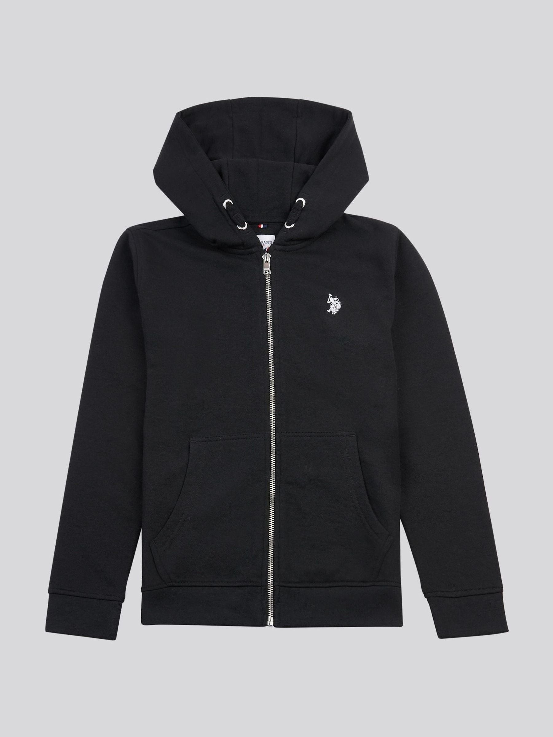 Dsiney Kidz - U.S. Polo Assn. Black Double Horsemen Zip Hoodie image 6