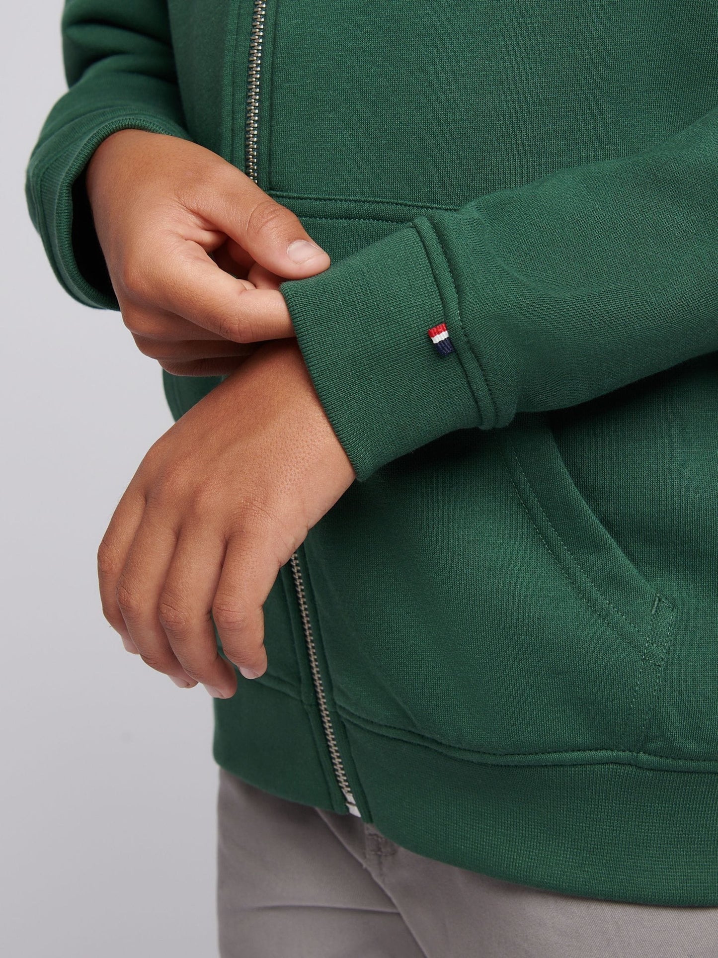 Dsiney Kidz - U.S. Polo Assn. Green Boys Player 3 Zip Hoodie image 6