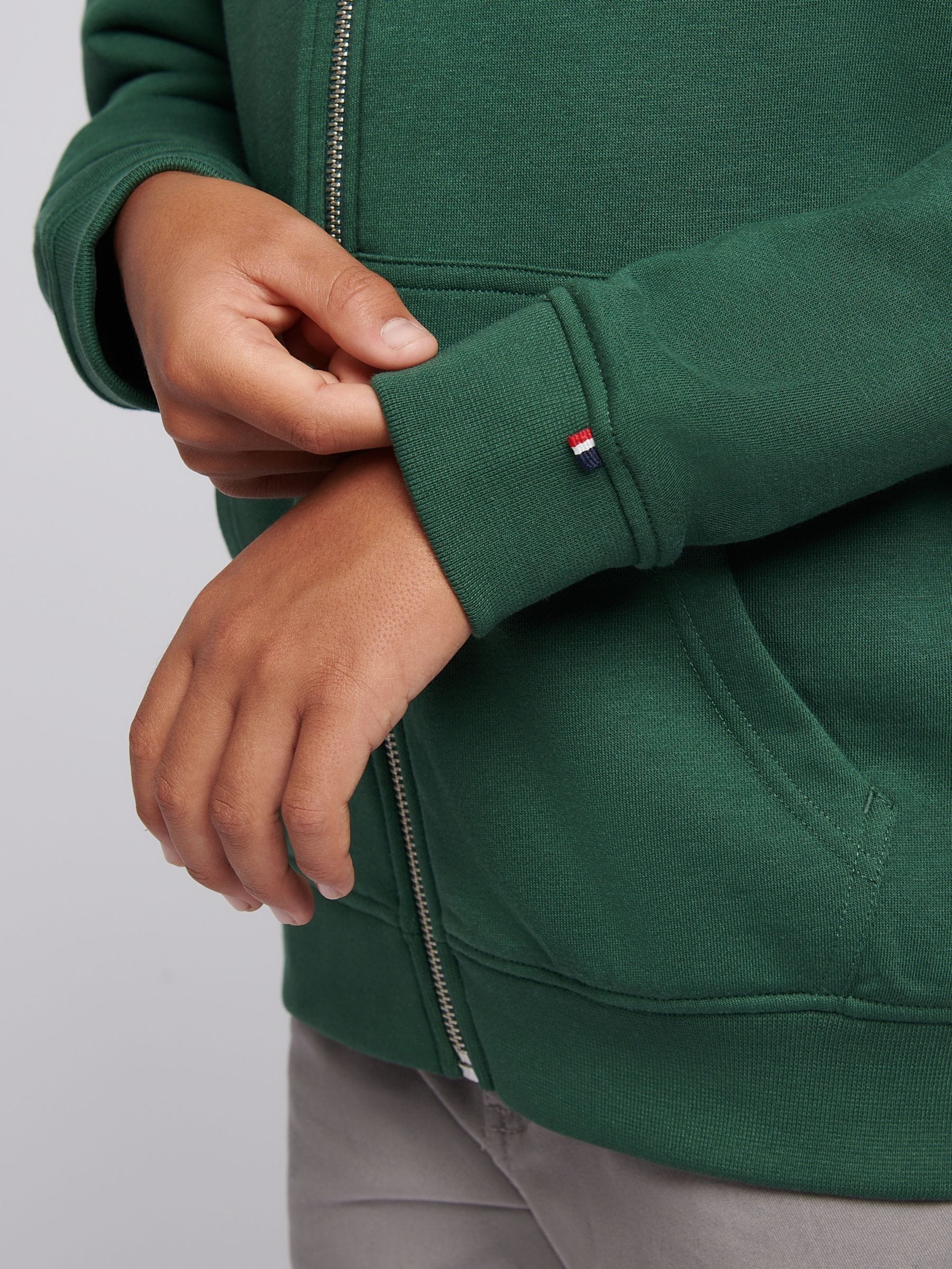 Dsiney Kidz - U.S. Polo Assn. Green Boys Player 3 Zip Hoodie image 6