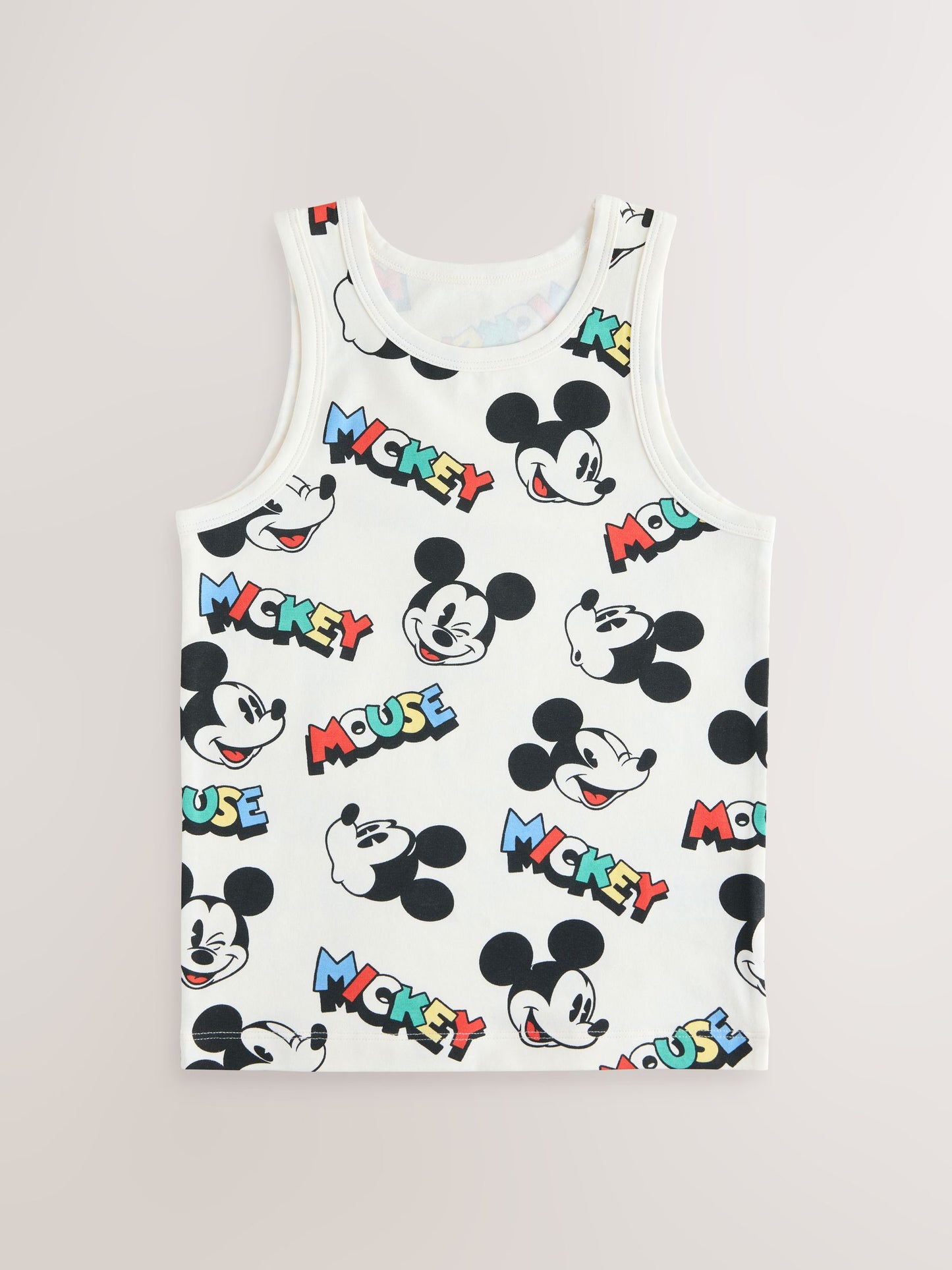 Dsiney Kidz - Blue/White Mickey Mouse Vests 3 Pack (1.5-8yrs) image 3