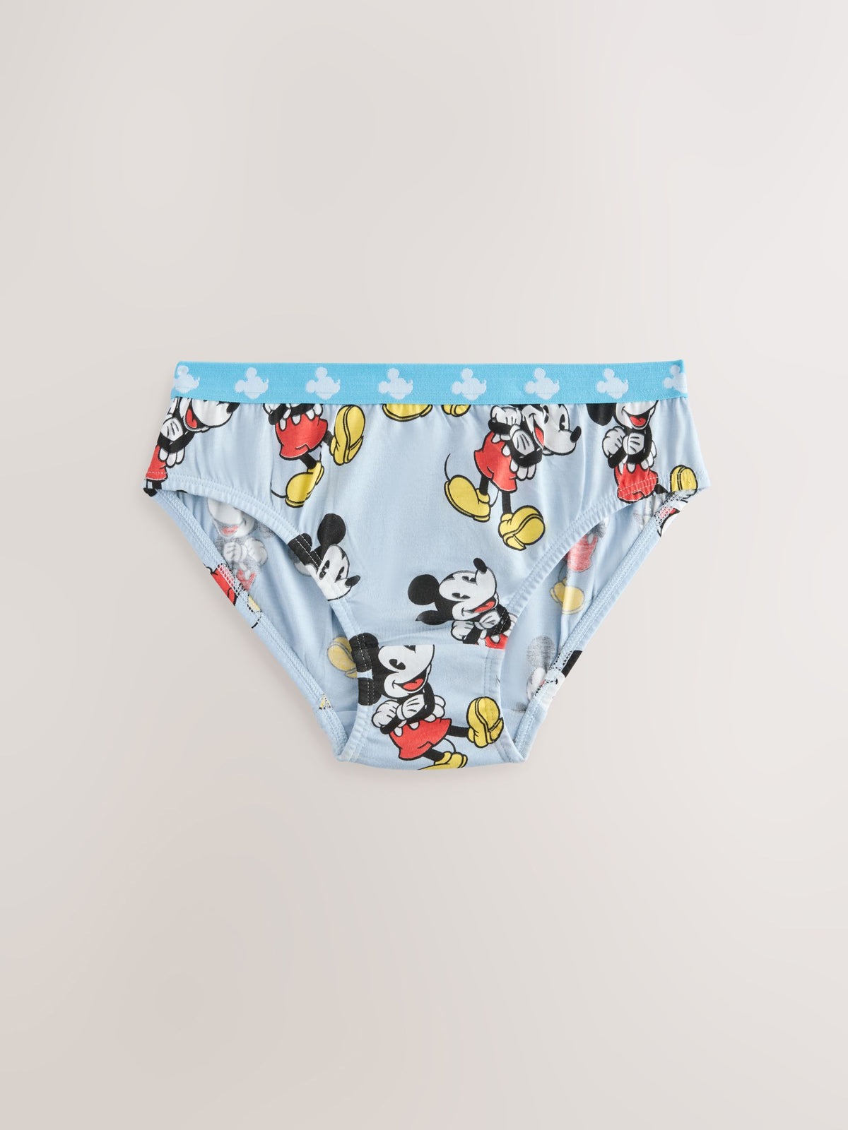 Dsiney Kidz - Blue/White Mickey Mouse Briefs 5 Pack (2-10yrs) image 5