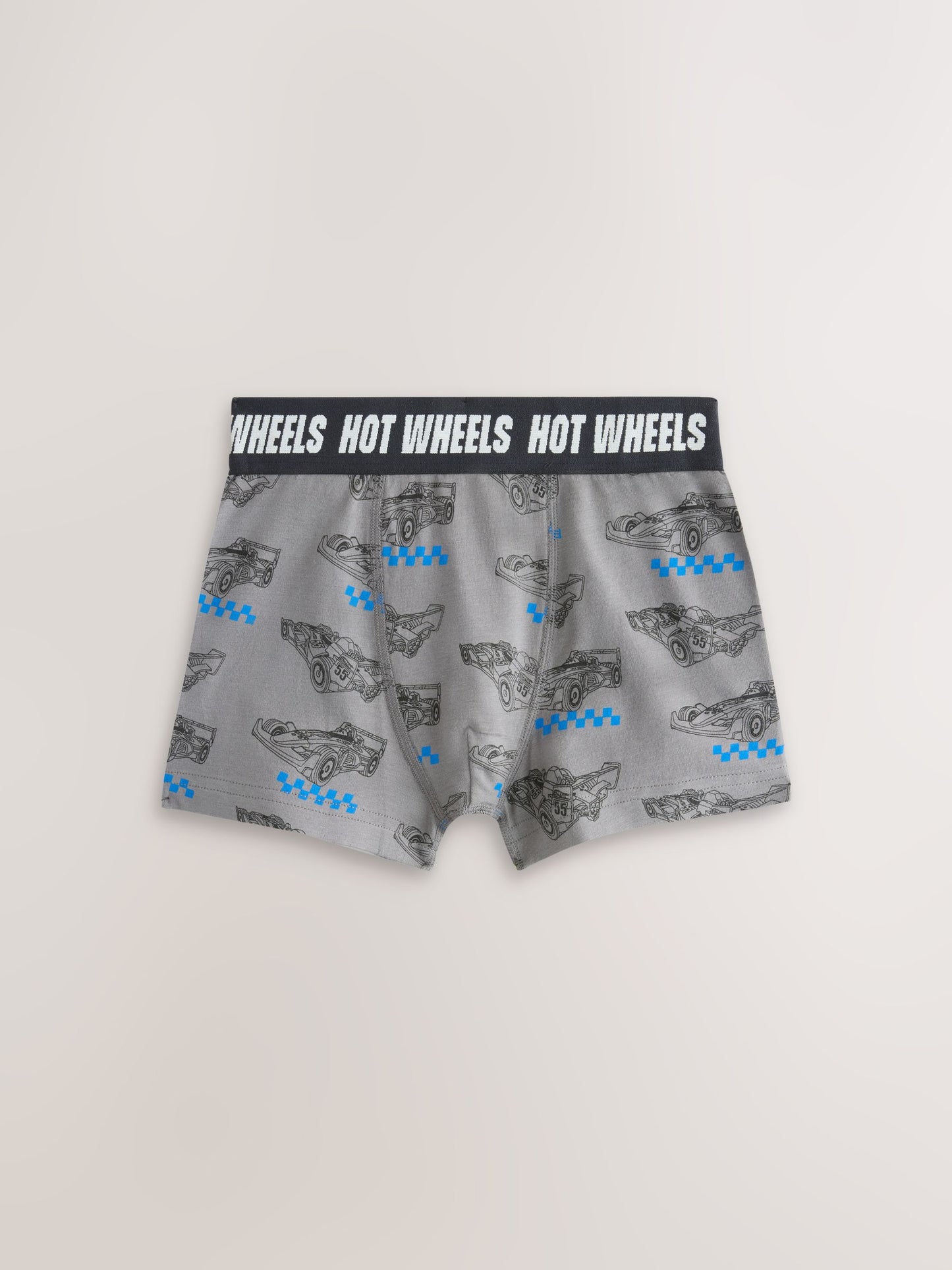 Dsiney Kidz - Black/White/Blue Hot Wheels Trunks 5 Pack (2-14yrs) image 4