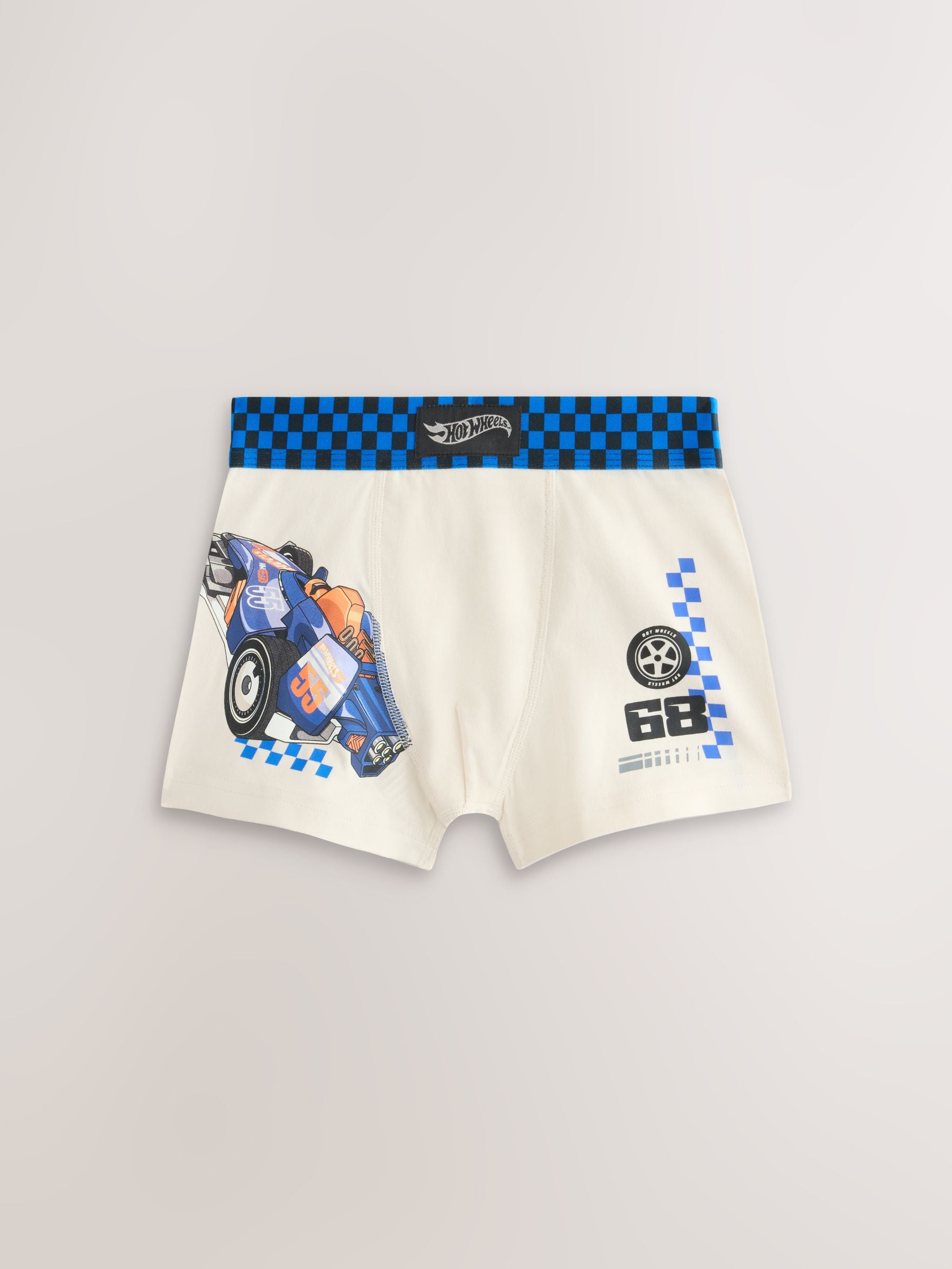 Dsiney Kidz - Black/White/Blue Hot Wheels Trunks 5 Pack (2-14yrs) image 5