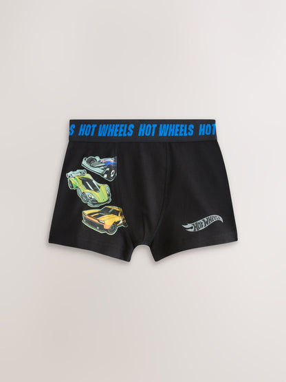 Dsiney Kidz - Black/White/Blue Hot Wheels Trunks 5 Pack (2-14yrs) image 7