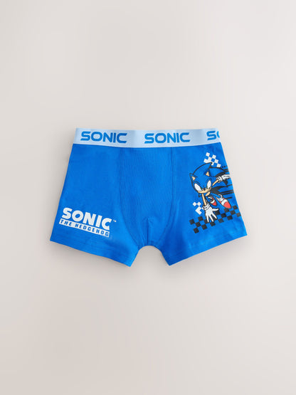 Dsiney Kidz - Blue/Grey Sonic The Hedgehog Trunks 5 Pack (2-14yrs) image 6