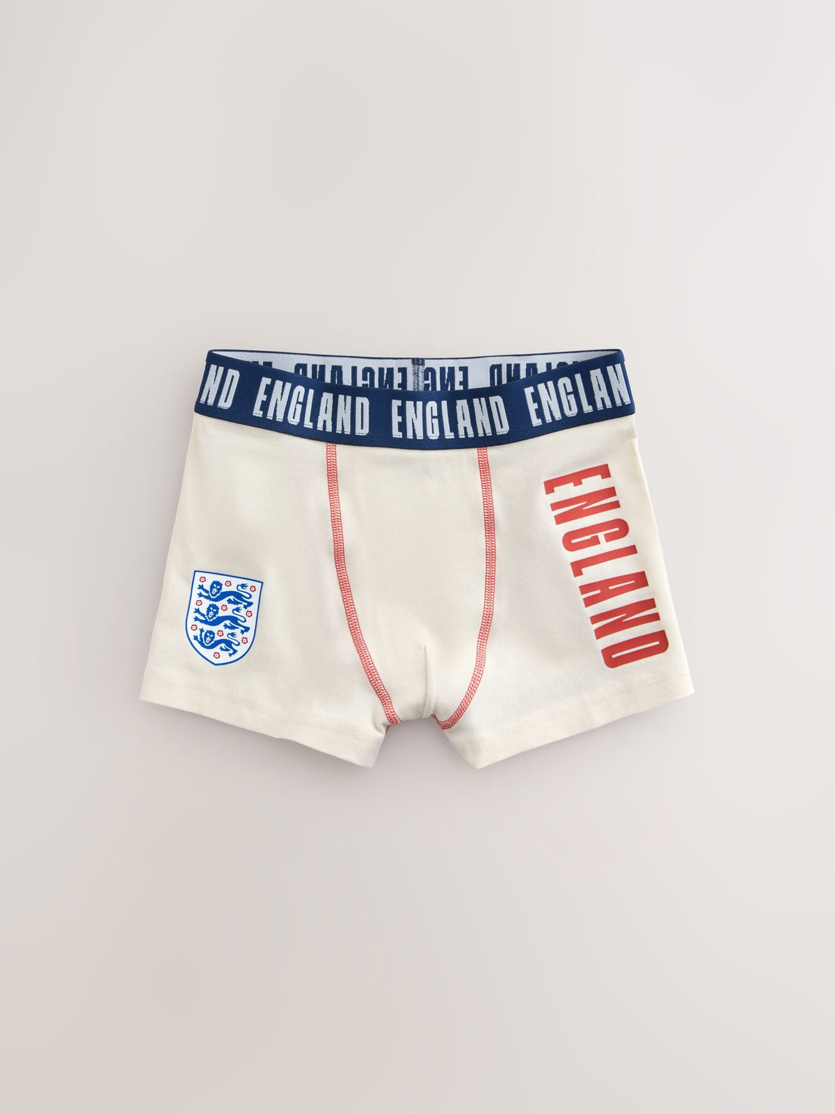 Dsiney Kidz - Red/White/Navy England FA Trunks 3 Pack (2-14yrs) image 3