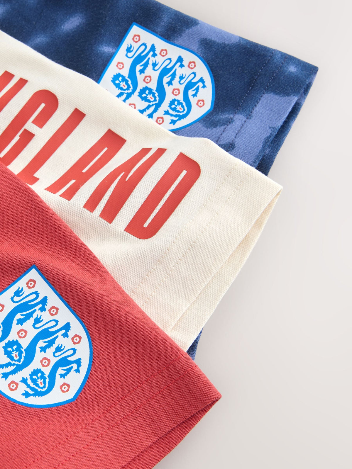 Dsiney Kidz - Red/White/Navy England FA Trunks 3 Pack (2-14yrs) image 7