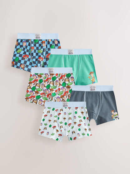 Dsiney Kidz - Checkerboard Toy Story Trunks 5 Pack (1.5-8yrs) image 1