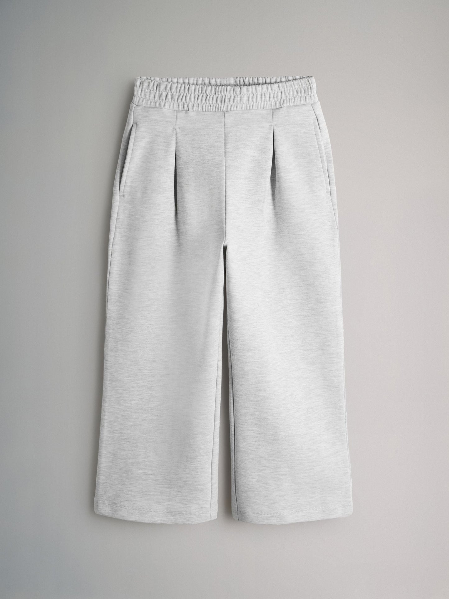 Dsiney Kidz - The Set Interlock Cropped Short Sleeve T-Shirt and Wide Leg Joggers Set Grey image 3