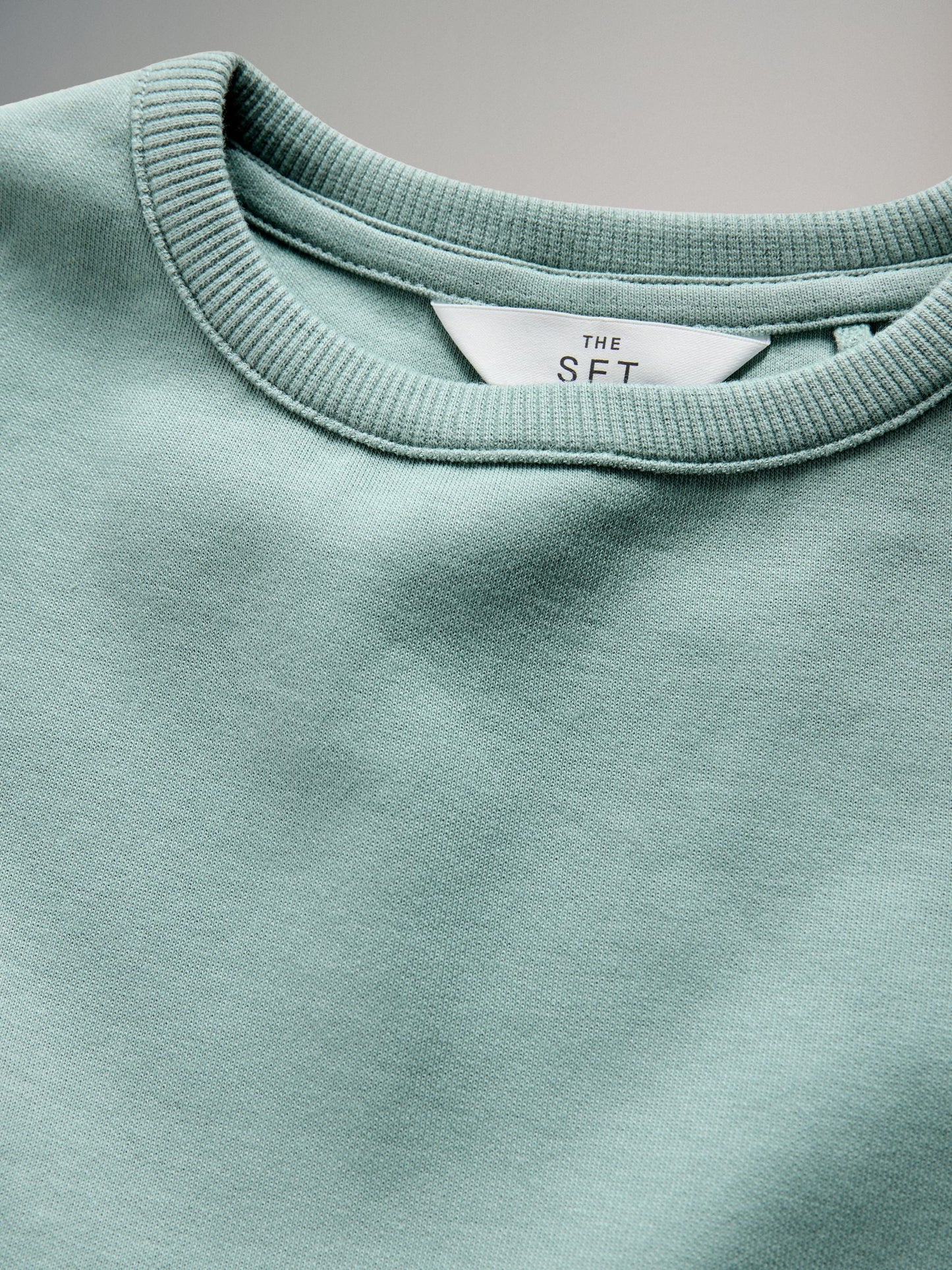 Dsiney Kidz - The Set Interlock Cropped Short Sleeve T-Shirt and Wide Leg Joggers Set Teal Blue image 4