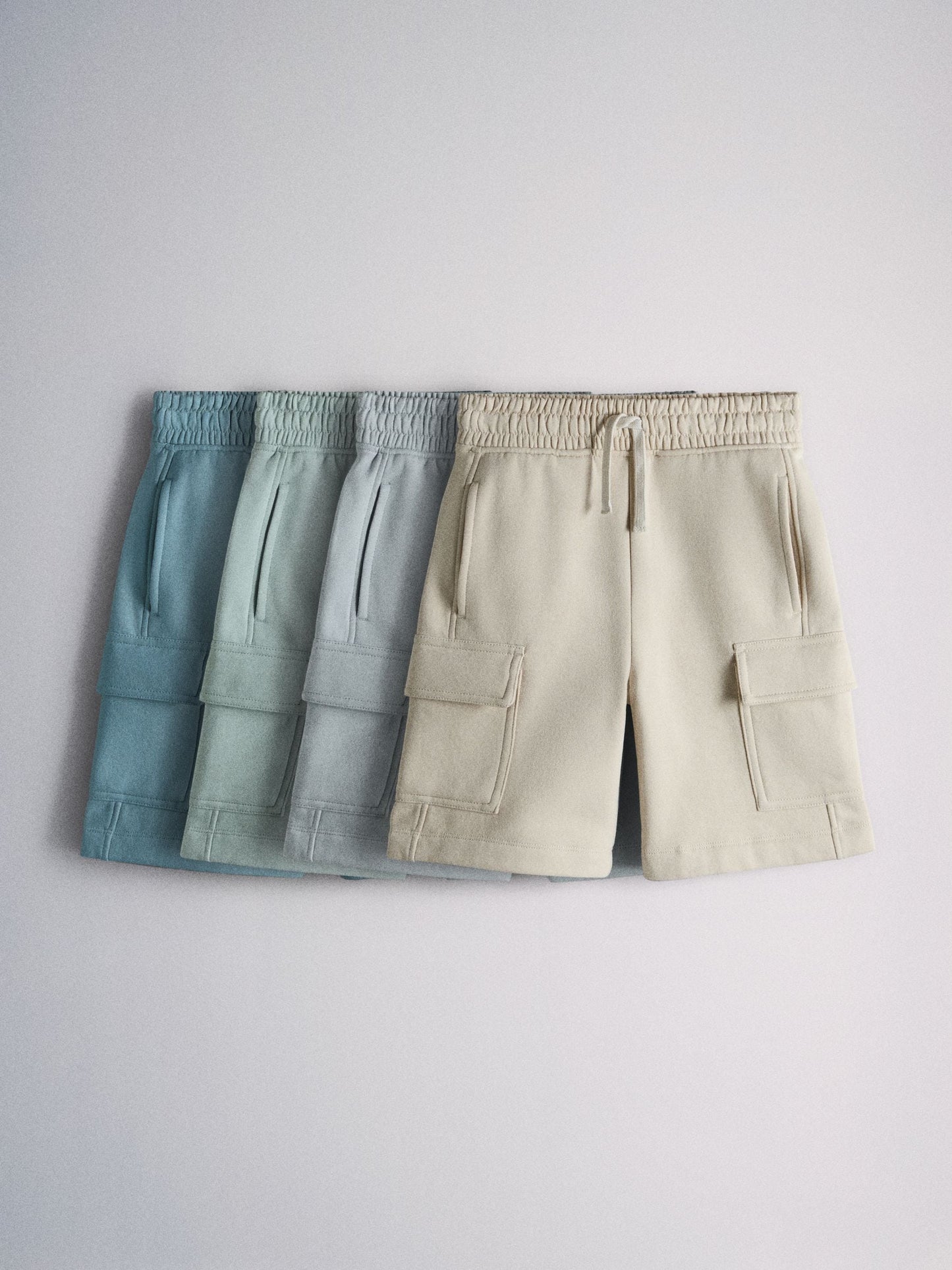 Dsiney Kidz - The Set 4 Pack Jersey Sweat Pocket Shorts Blue/Green image 1