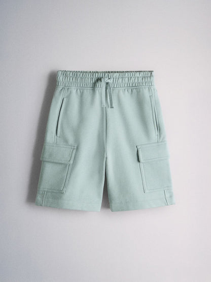 Dsiney Kidz - The Set 4 Pack Jersey Sweat Pocket Shorts Blue/Green image 5