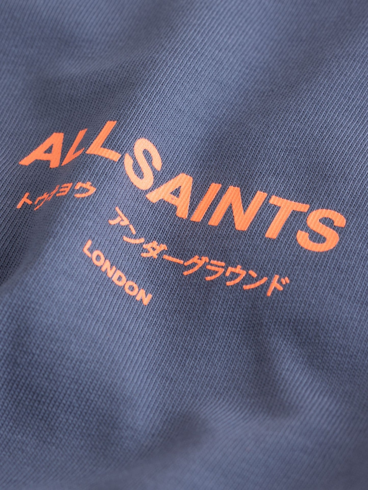 Dsiney Kidz - smALLSAINTS Mid Blue Oversized Underground Crew Neck Cotton T-Shirt image 6
