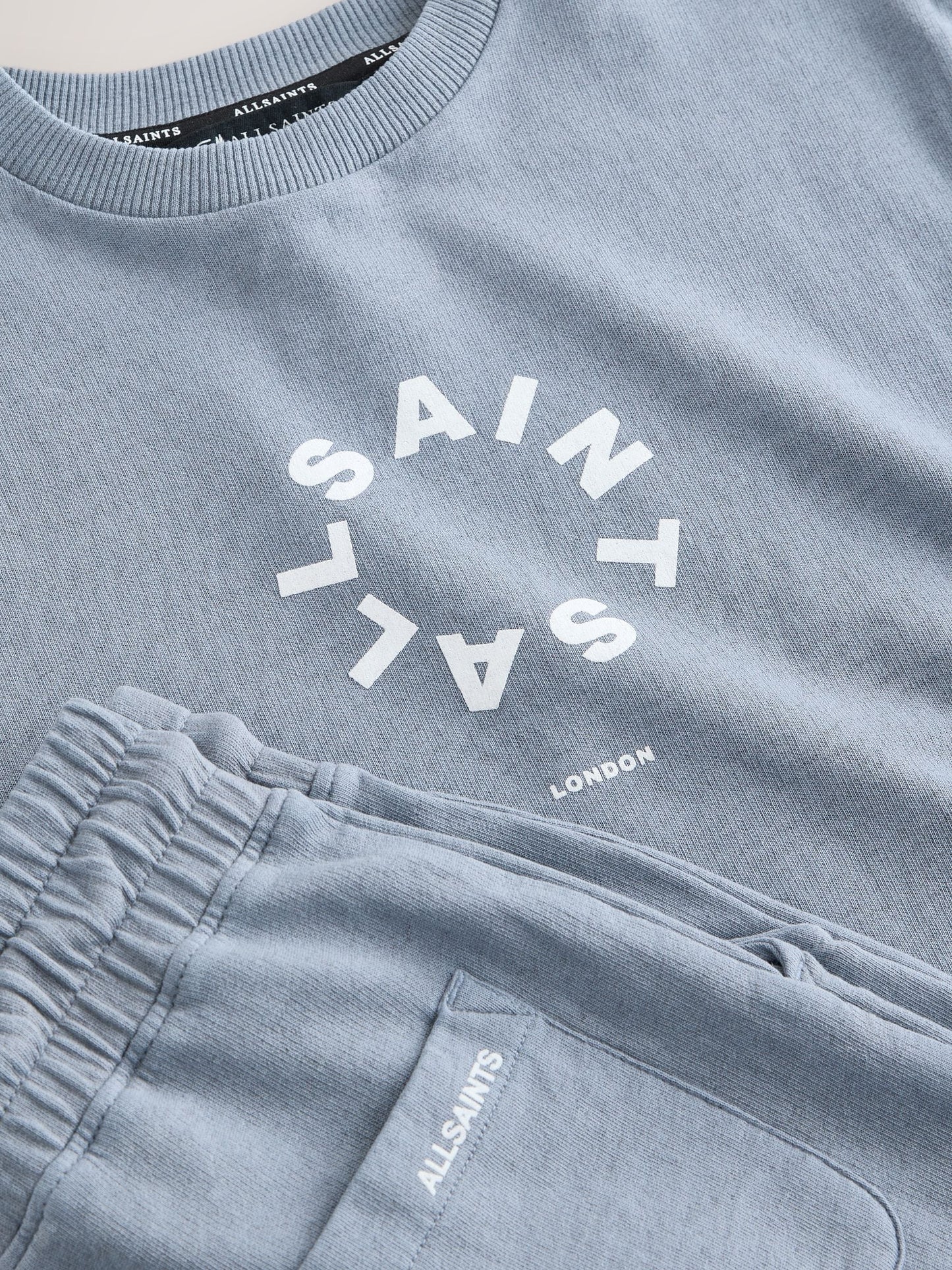 Dsiney Kidz - smALLSAINTS Blue Tierra T-Shirt and Sweat Shorts Set image 10