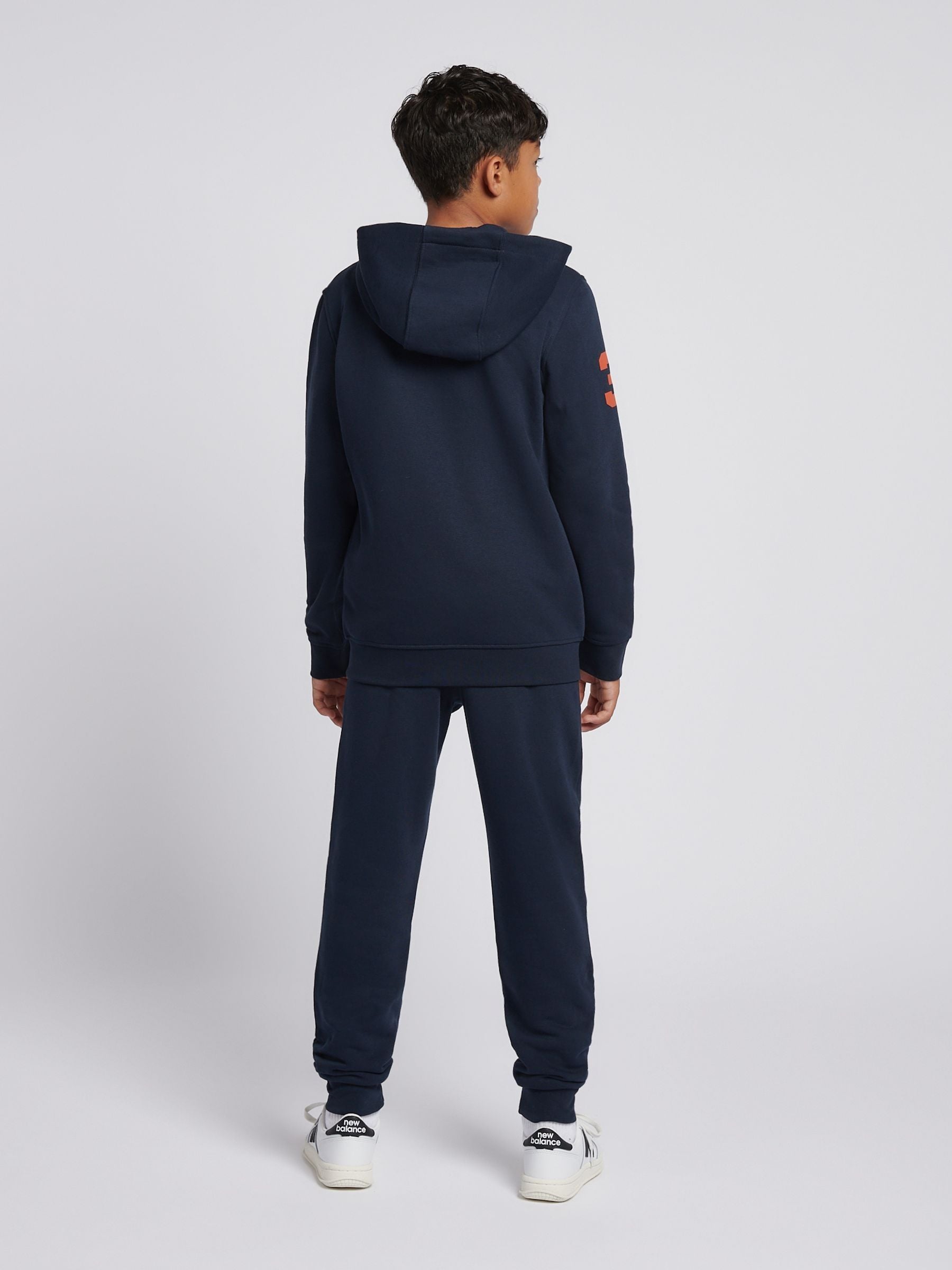 Dsiney Kidz - U.S. Polo Assn. Navy Blue Boys Player 3 Zip Hoodie and Joggers Set image 2