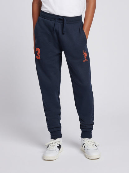 Dsiney Kidz - U.S. Polo Assn. Navy Blue Boys Player 3 Zip Hoodie and Joggers Set image 4