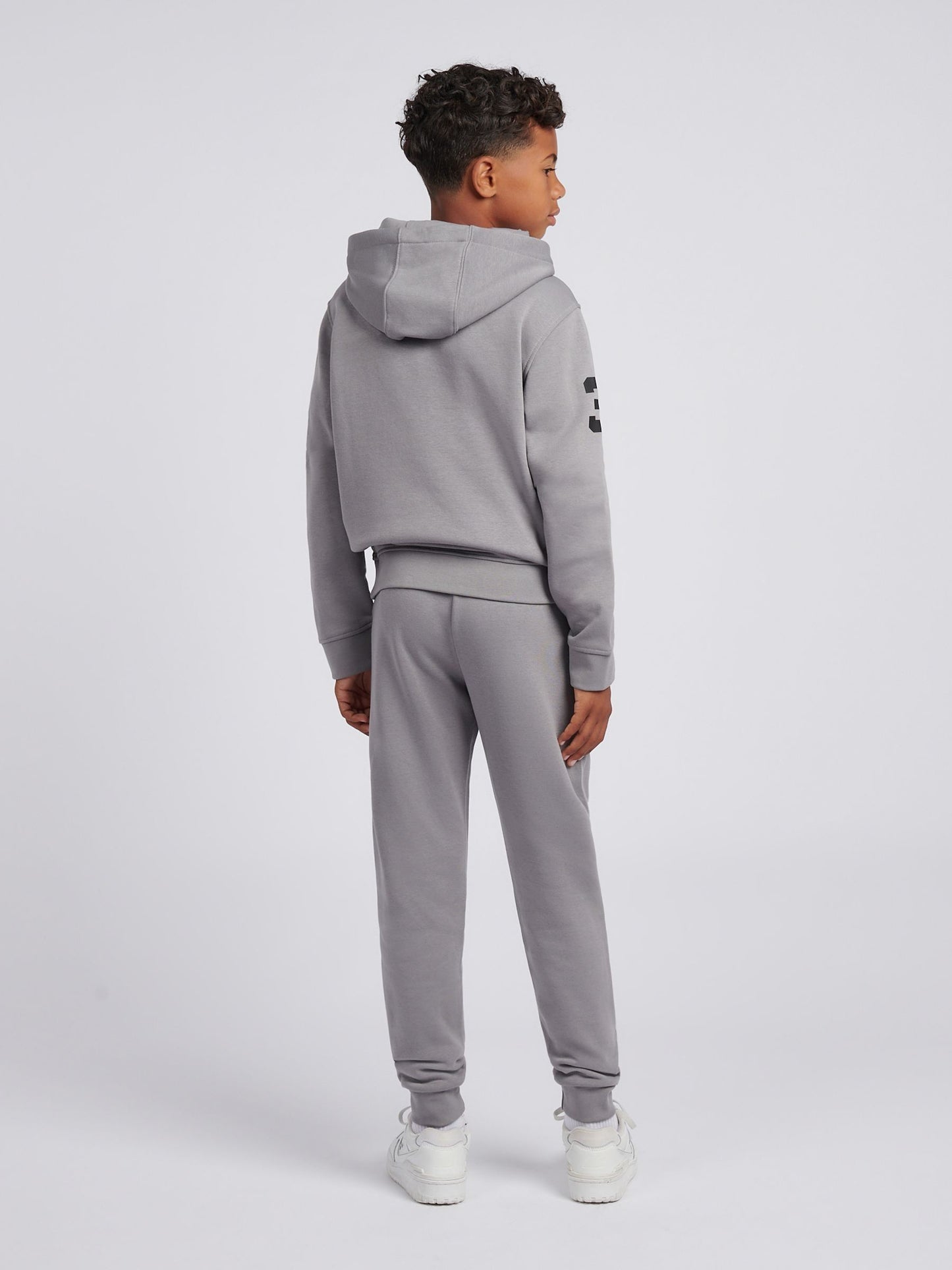 Dsiney Kidz - U.S. Polo Assn. Grey Player 3 Hoodie and Joggers Set image 4