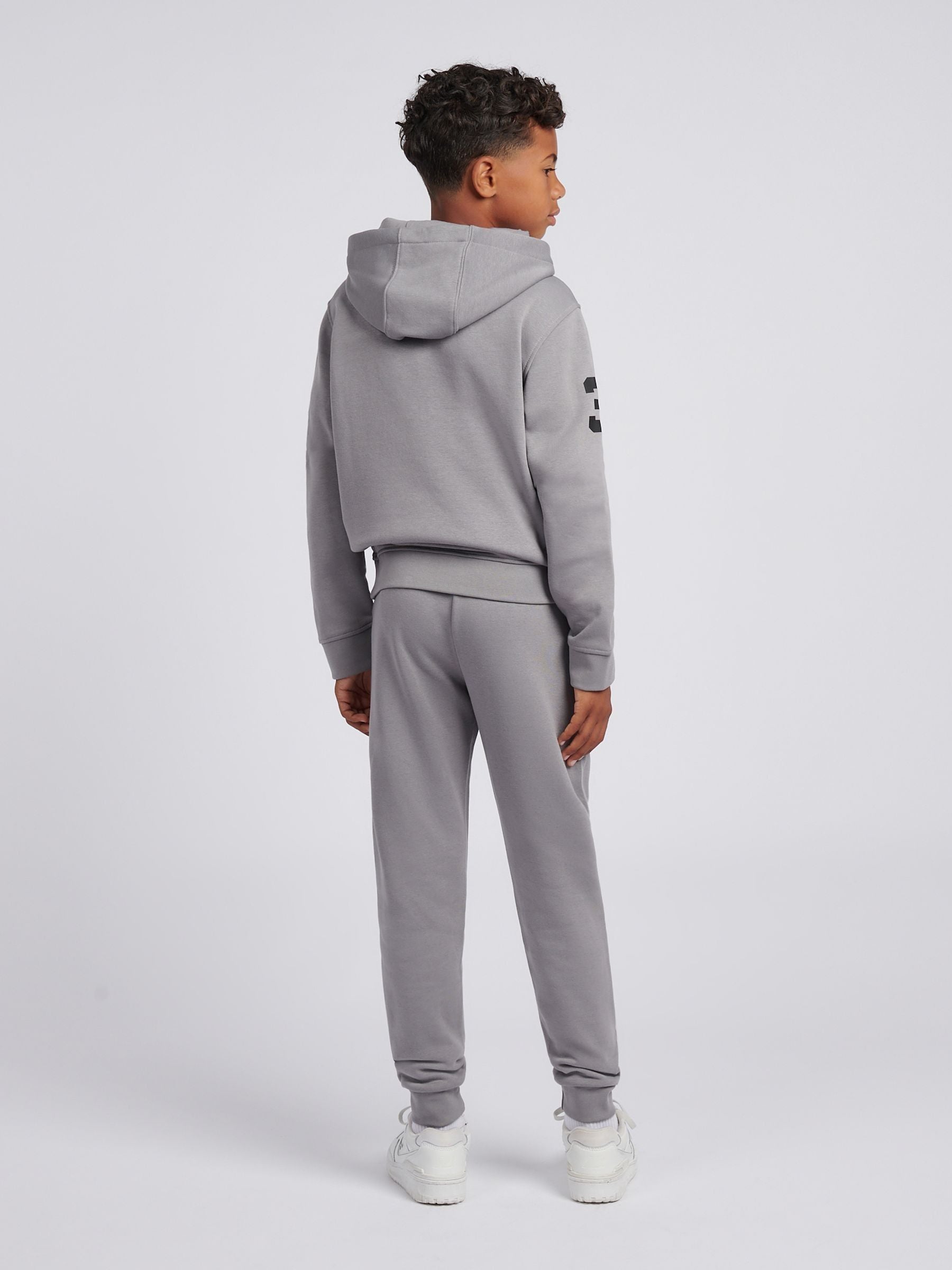 Dsiney Kidz - U.S. Polo Assn. Grey Player 3 Hoodie and Joggers Set image 4