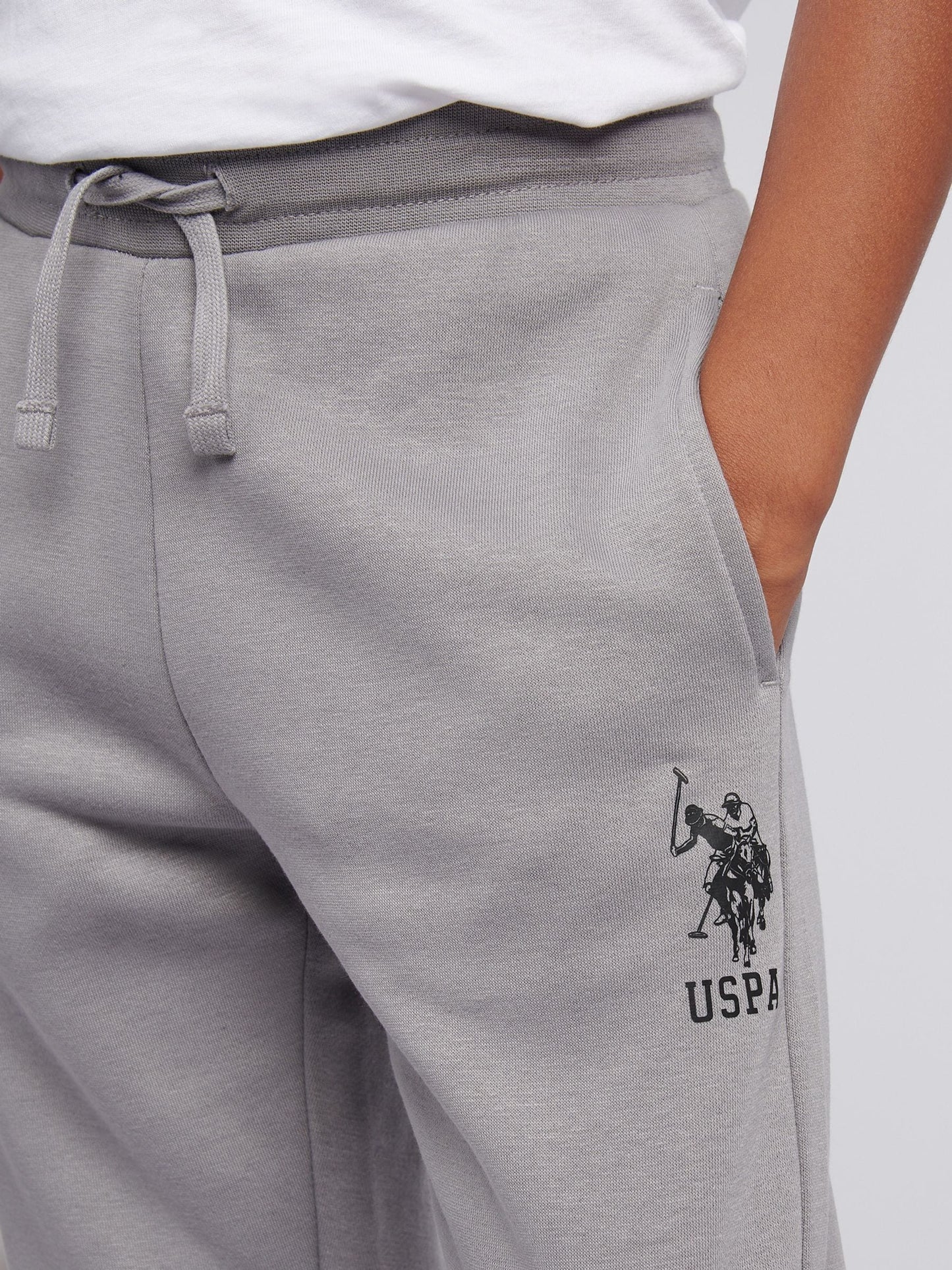 Dsiney Kidz - U.S. Polo Assn. Grey Player 3 Hoodie and Joggers Set image 6