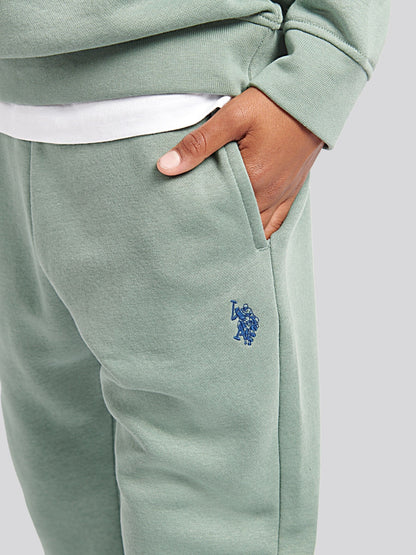 Dsiney Kidz - U.S. Polo Assn. Green Double Horsemen Crew Sweatshirt and Joggers Set image 6