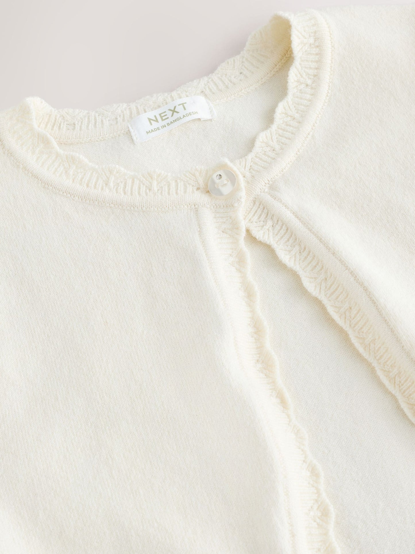 Dsiney Kidz - Ecru Occasion Bridesmaid Knitted Cardigan Shrug (3mths-16yrs) image 7