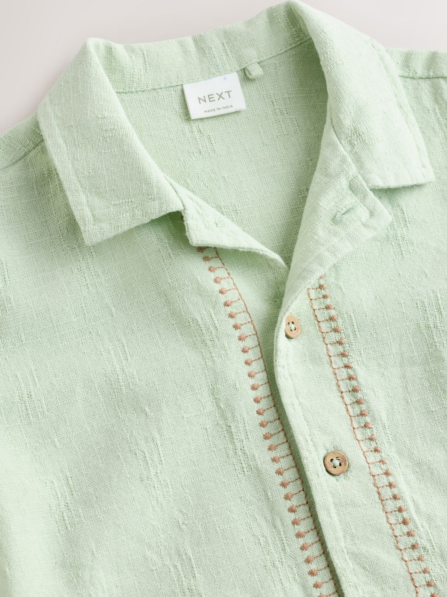 Dsiney Kidz - Mint Green Safari Embroidery Short Sleeve Shirt (3mths-7yrs) image 7