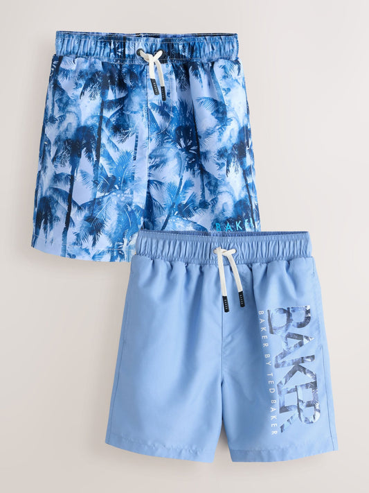 Baker by Ted Baker Swim Shorts 2 Pack image 1