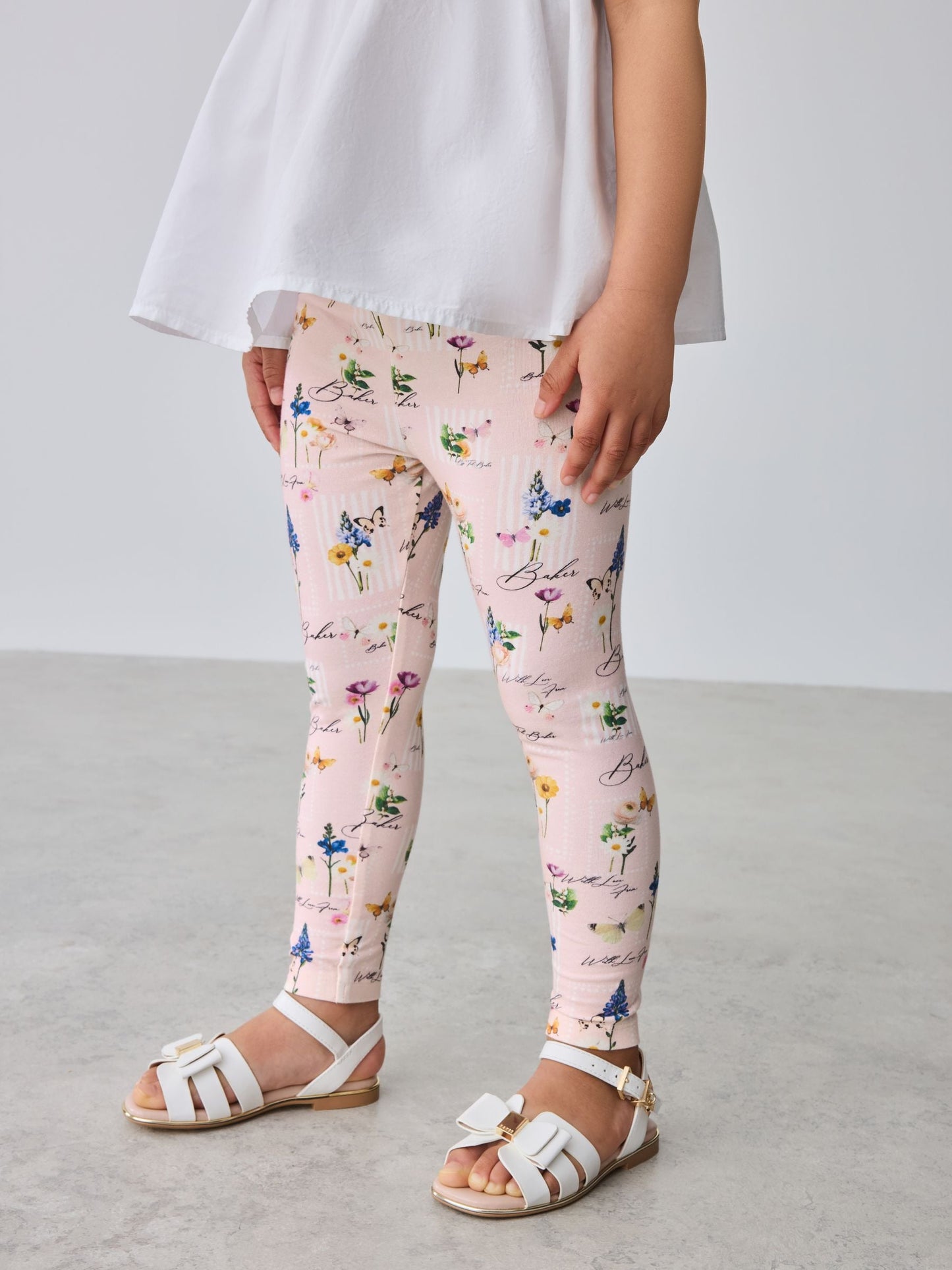 Baker by Ted Baker 2 Piece Woven Collar Top and Leggings Set image 3