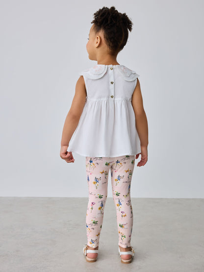 Baker by Ted Baker 2 Piece Woven Collar Top and Leggings Set image 4