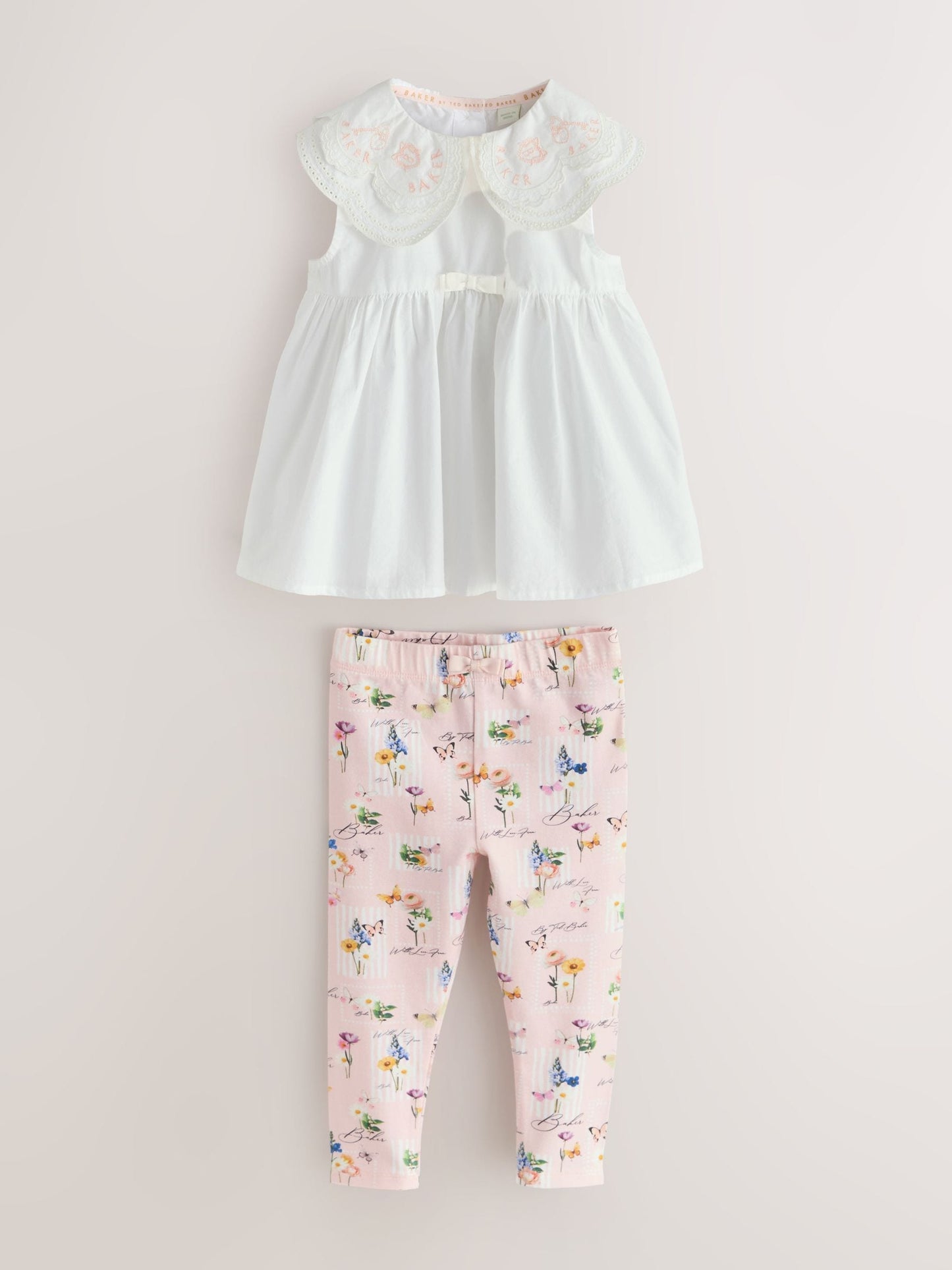 Baker by Ted Baker 2 Piece Woven Collar Top and Leggings Set image 8