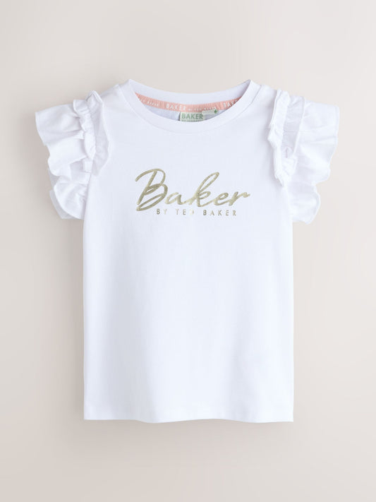Baker by Ted Baker 3 Pack Boxy Fit Frill Graphic Printed T-Shirts image 2