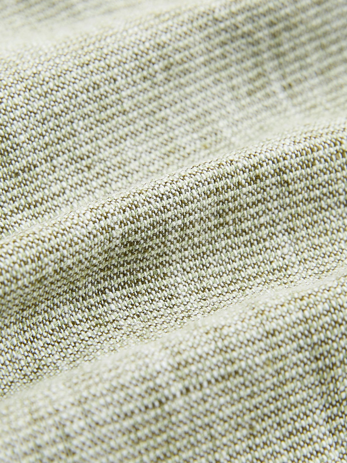 Dsiney Kidz - Sage Green Long Sleeve Grandad Collar Cotton/Linen Mix Texture Shirt (3-16yrs) image 3