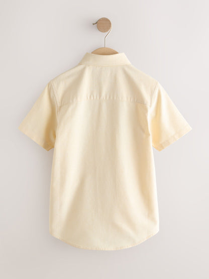 Dsiney Kidz - Yellow Short Sleeve Premium Oxford Shirt (3-17yrs) image 2