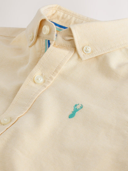 Dsiney Kidz - Yellow Short Sleeve Premium Oxford Shirt (3-17yrs) image 4