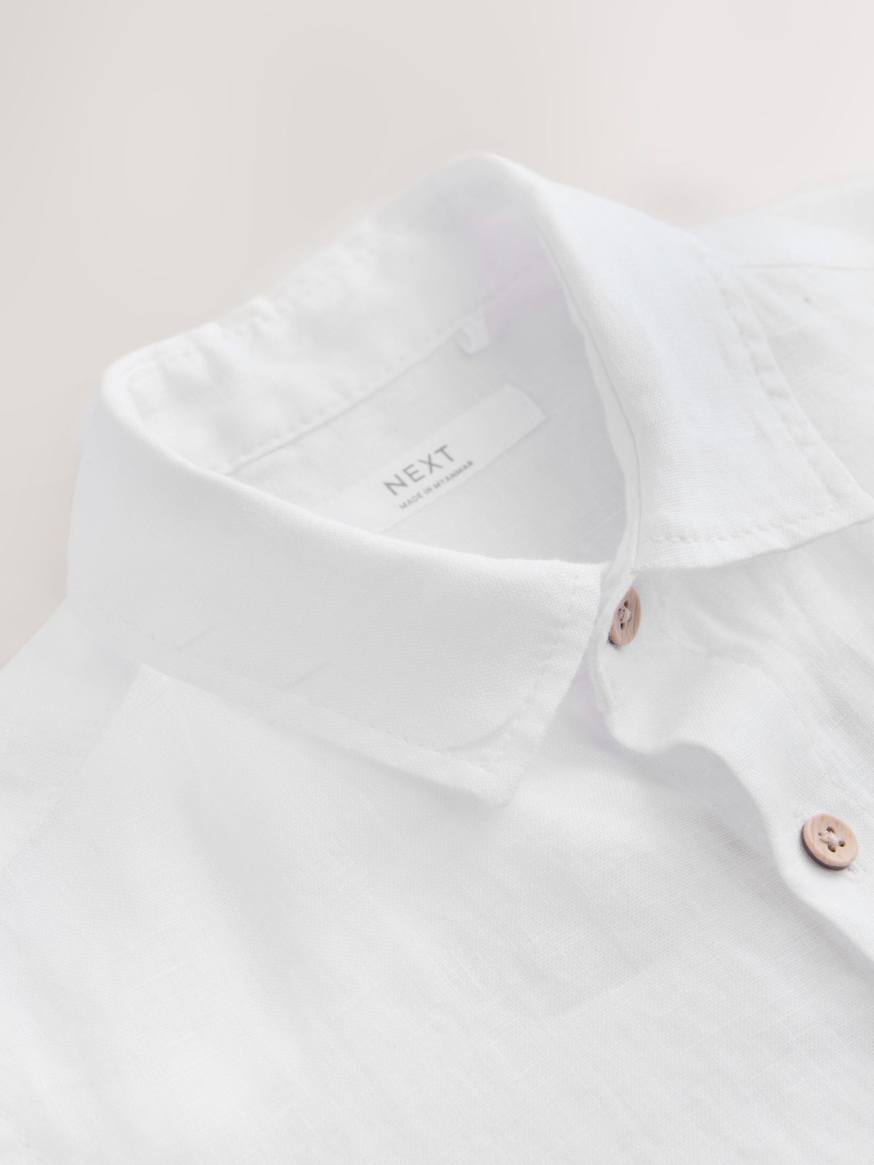 Dsiney Kidz - White Short Sleeve Linen Shirt (3-16yrs) image 7